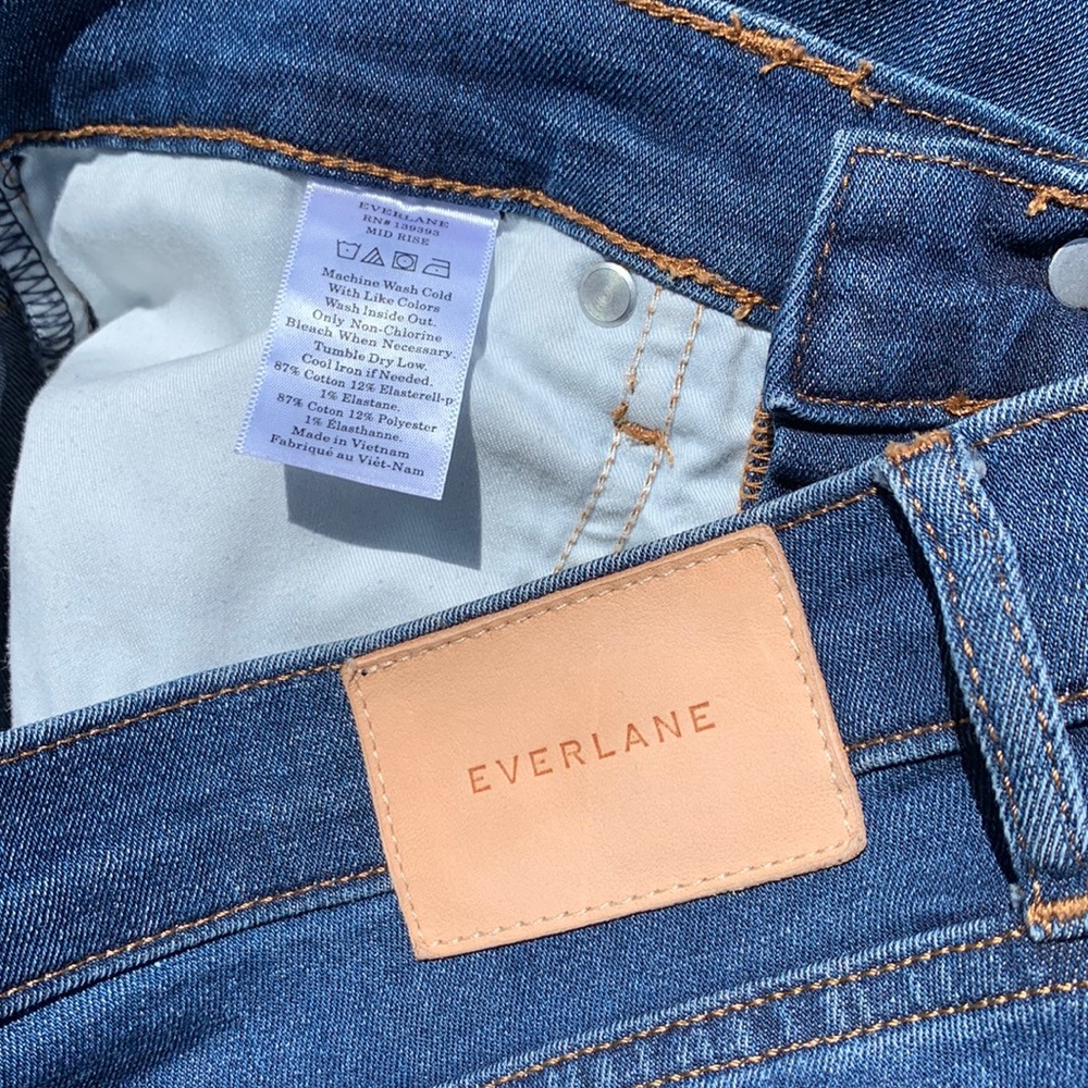 Everlane Mid Rise Skinny 28T - Picture 5 of 5